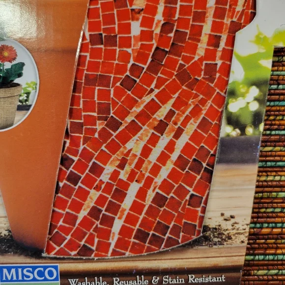 2pk Pot Sox Stretchable Fabric Planter Cover to Cover Flower Pots (Red) - Picture 3 of 6